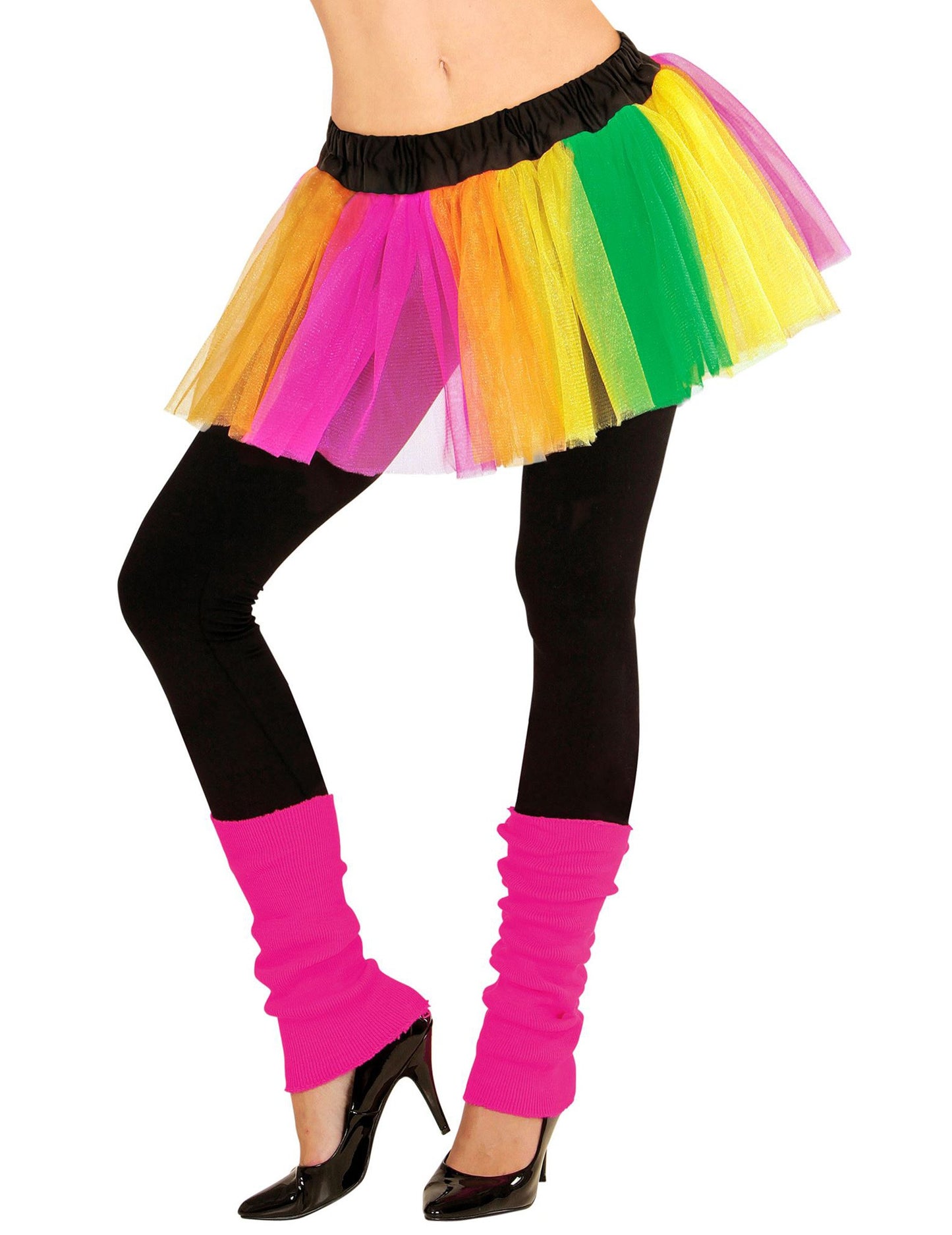 Fluo multicolor tutu kratke žene