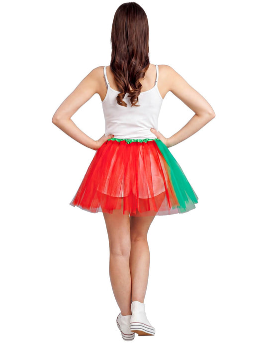Crveni i zeleni Portugal tutu za navijanje 39 cm
