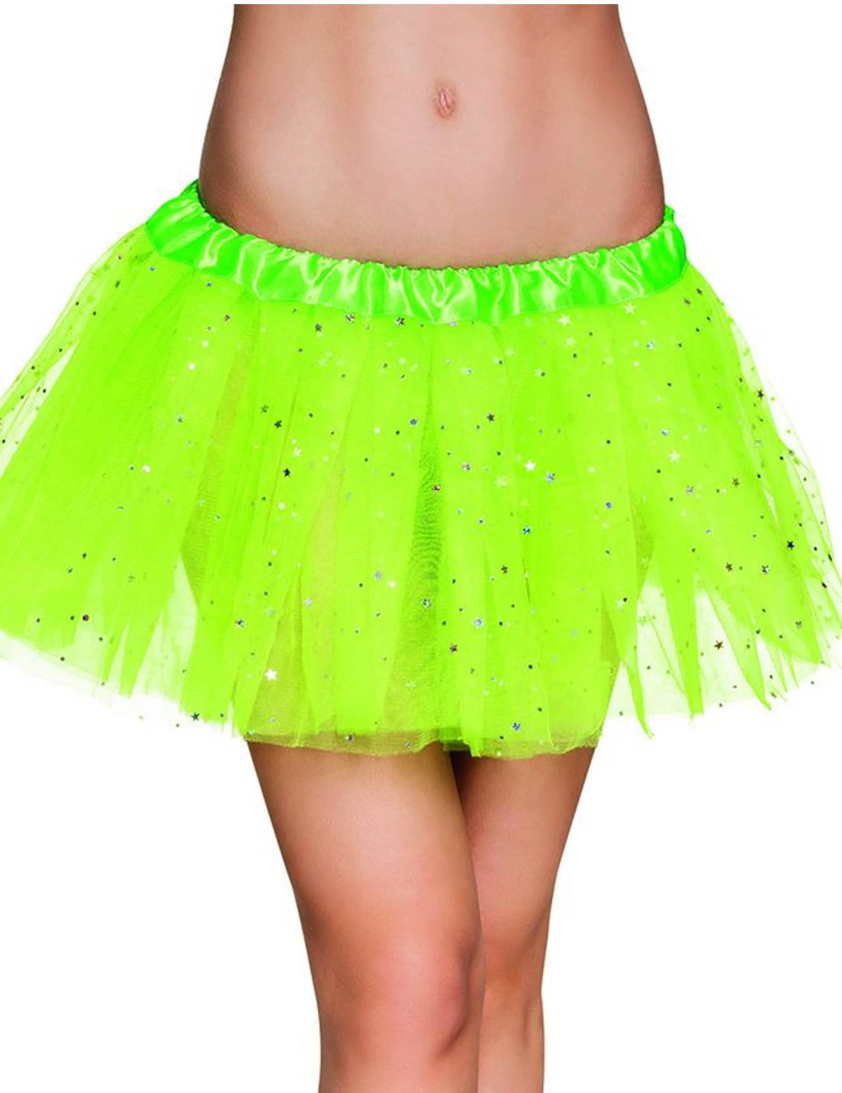 Tutu zvijezda scintillante za žena fluo zelena