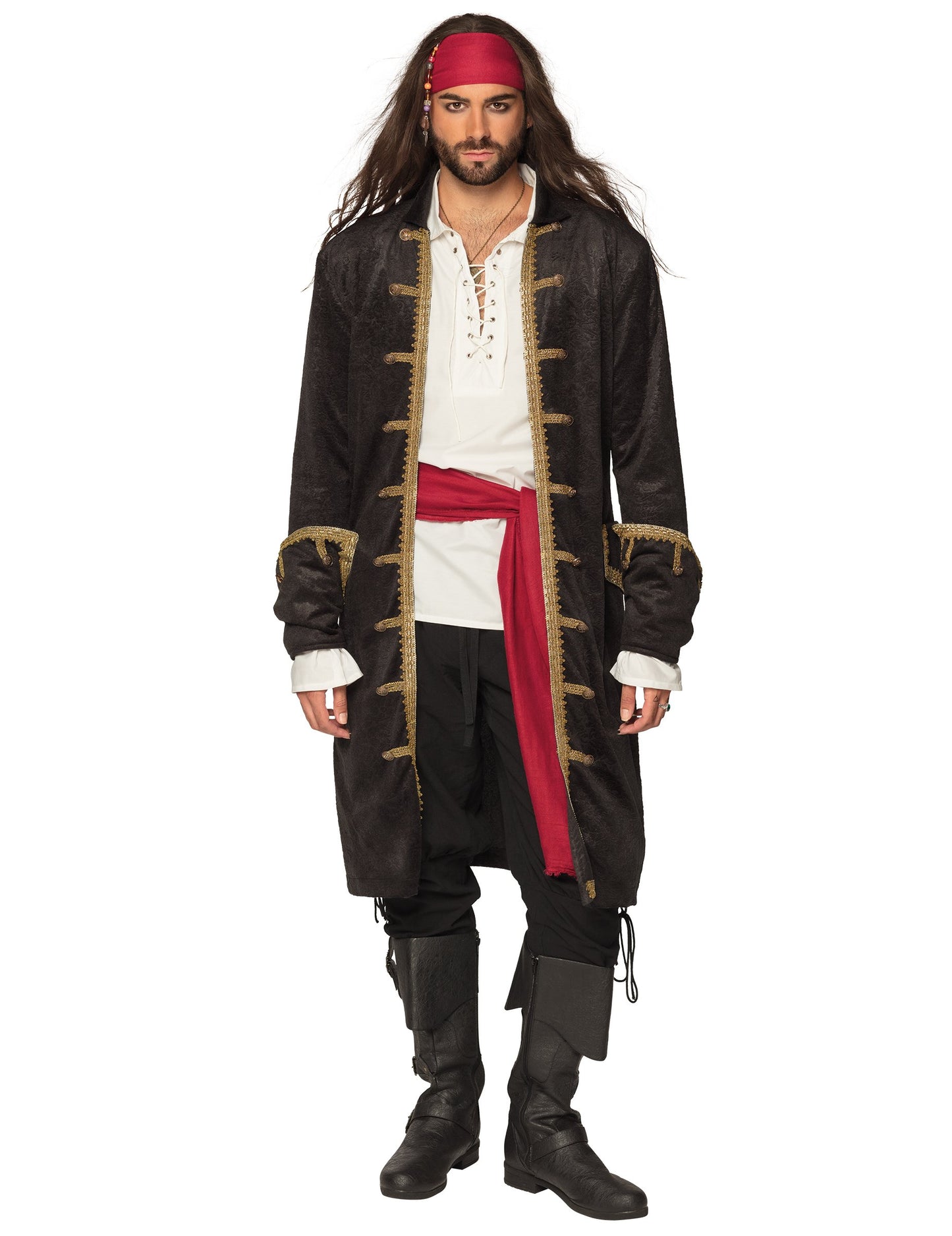 Jakna od crnog i zlatnog gusara