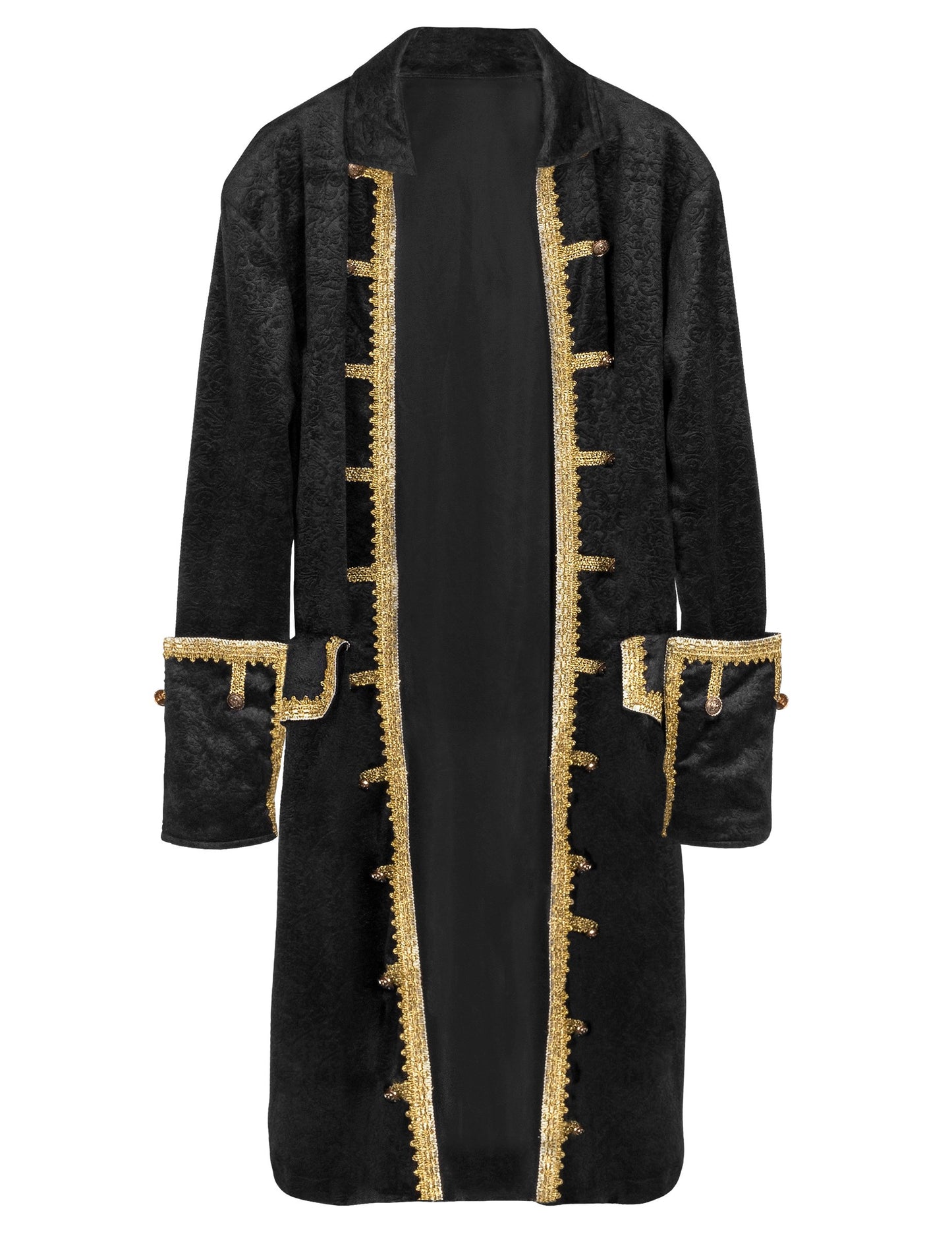 Jakna od crnog i zlatnog gusara