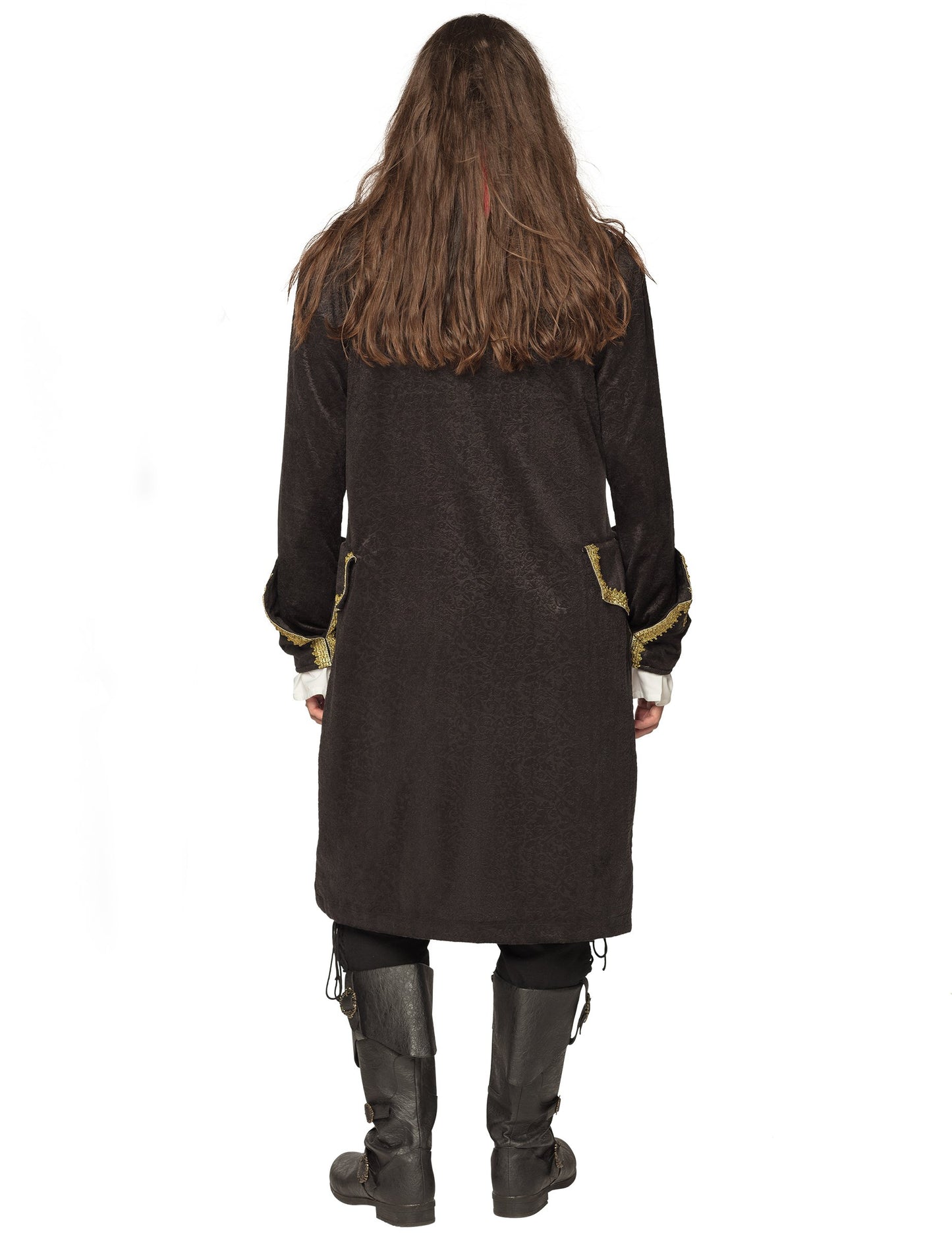 Jakna od crnog i zlatnog gusara