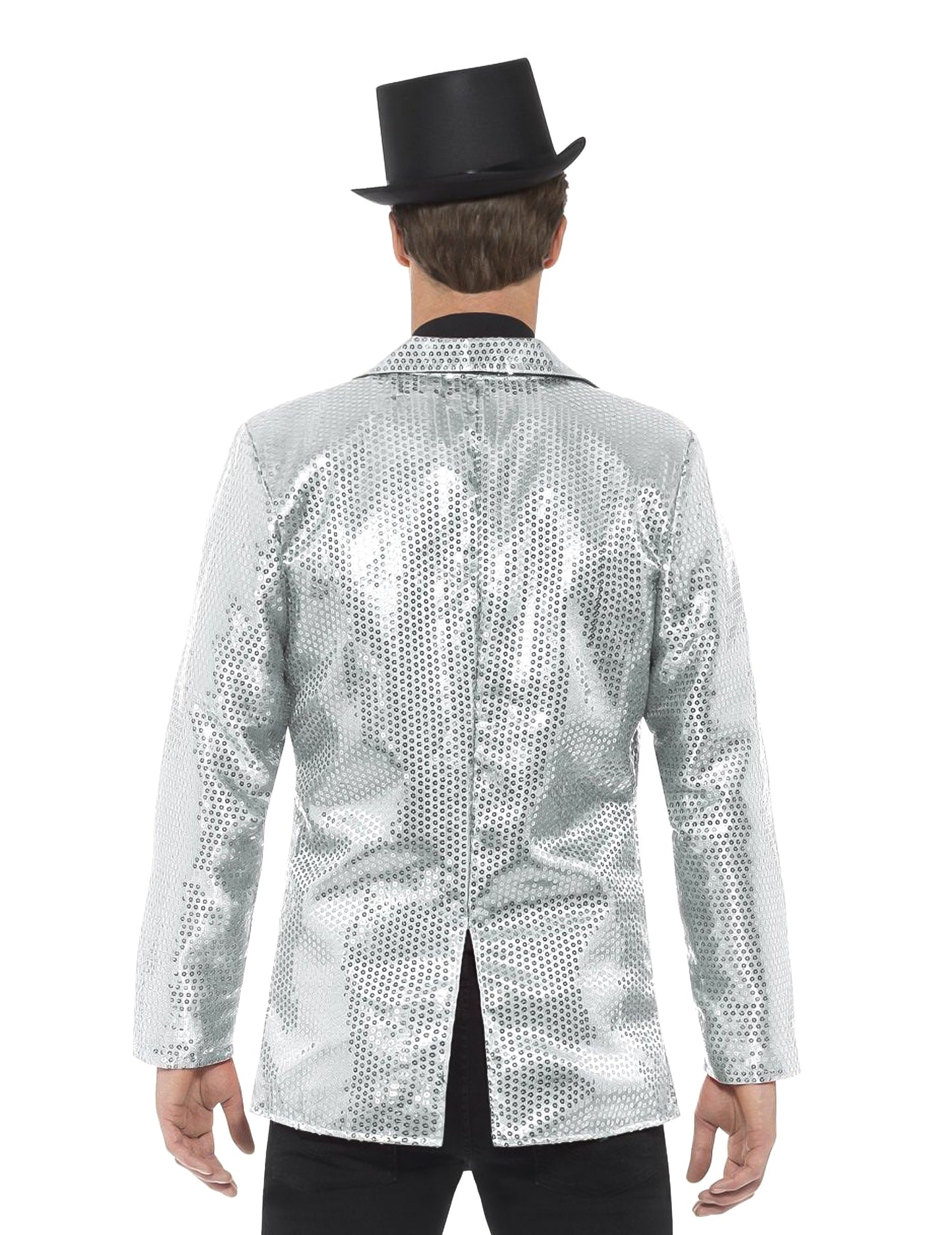 Srebrna disko jakna s luksuznim muškarcima