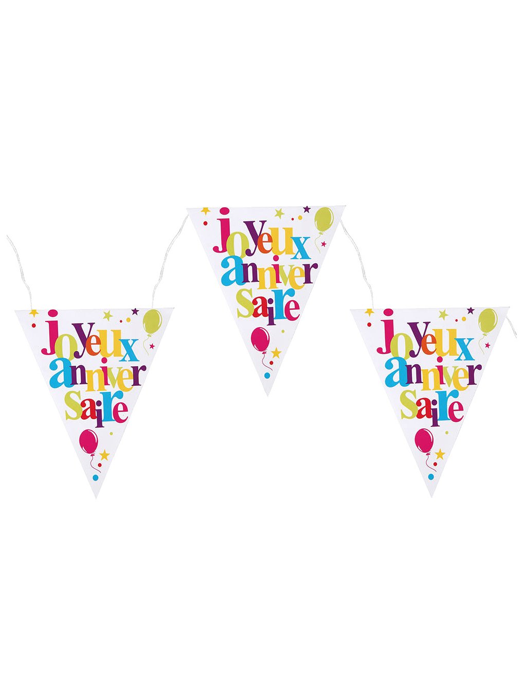 Svečana godišnjica Garland Svečani rođendan 26 x 22 cm 3 m