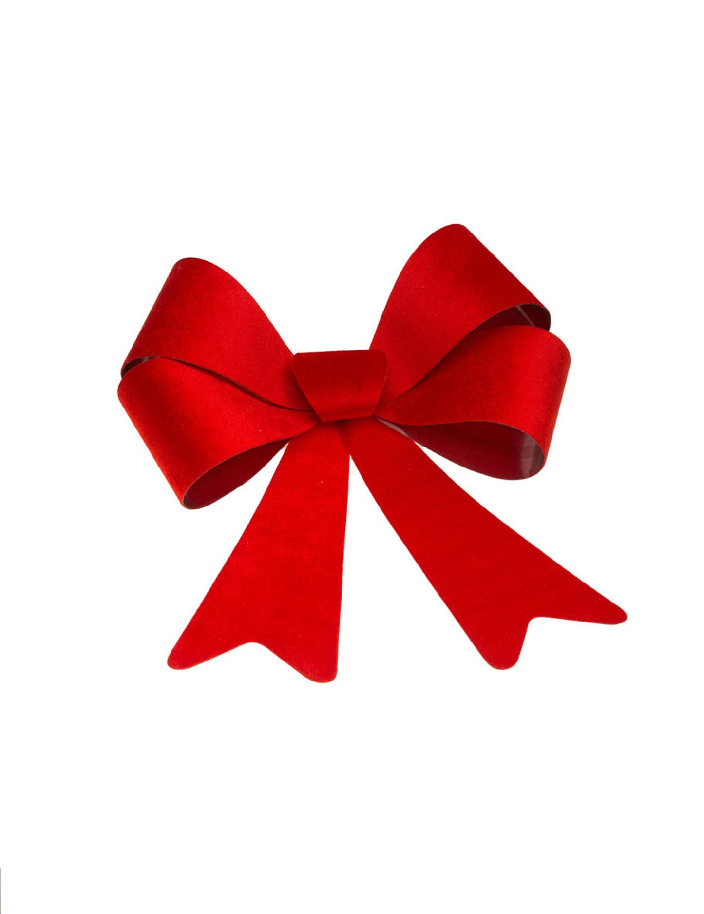 Crvena baršunasta mašna 36 x 51 cm 