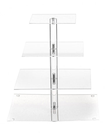 Stalak za torte na kat, kvadratni, 30 x 32 cm 