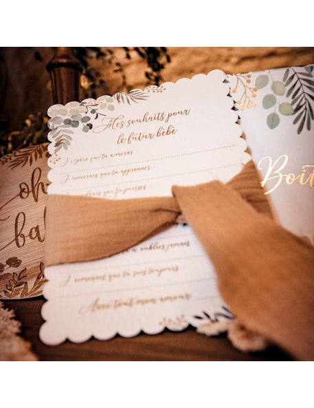 10 čestitki "Oh Baby", 12,5 x 17,5 cm cm za baby shower