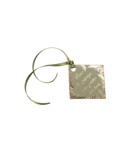 10 kaki papirnatih zahvalnica i satenska vrpca za vjenčanje