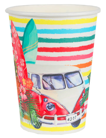 10 ALOHA CARDBOARD CUPA 7,8 x 9,7 cm