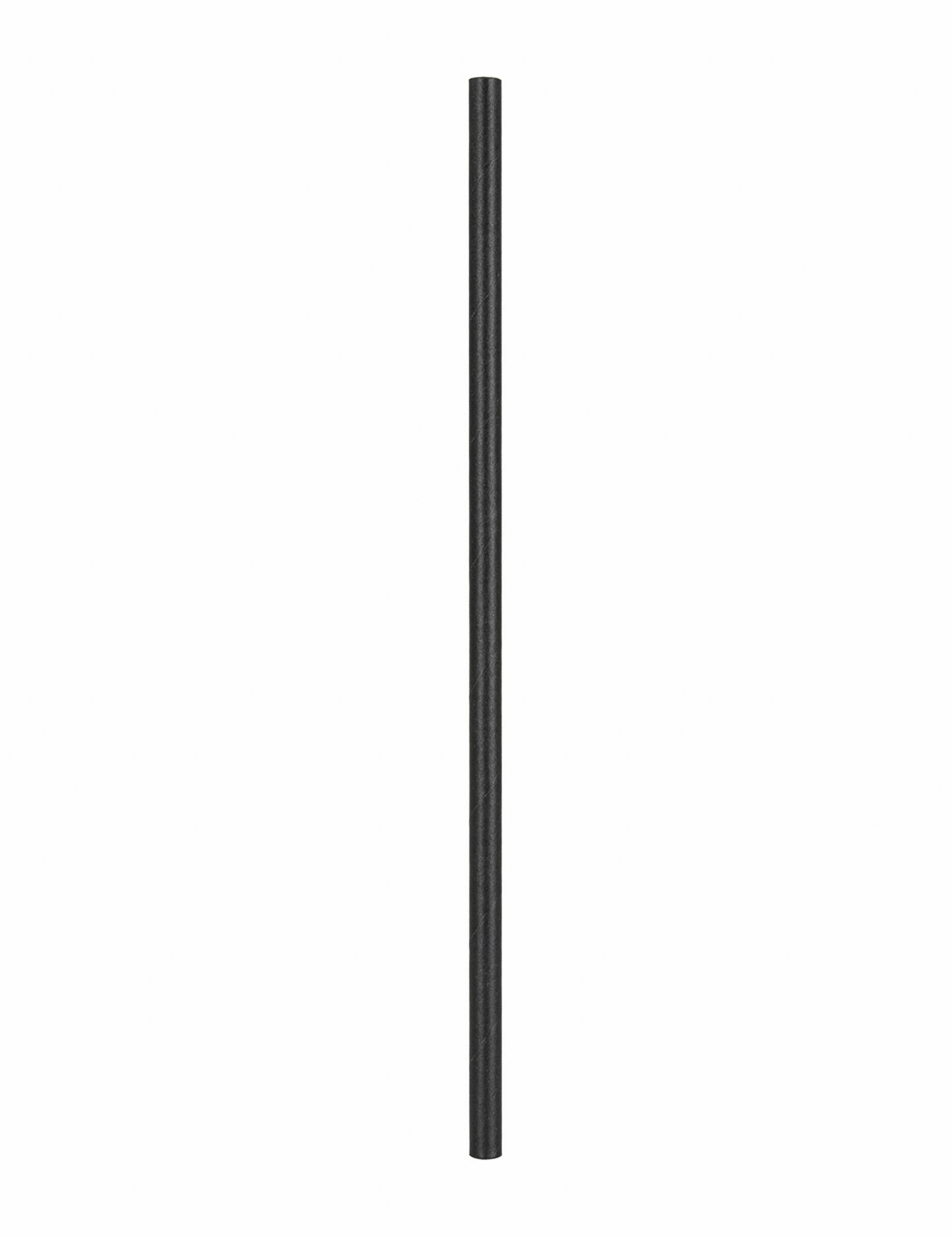 10 crnih gusarskih slamkica 20 cm