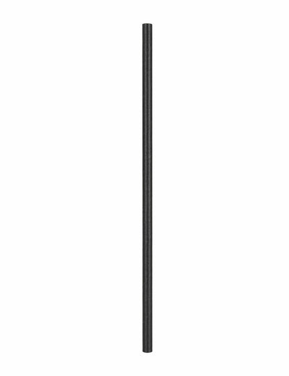 10 crnih gusarskih slamkica 20 cm