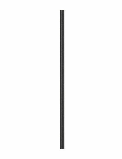 Gros plan sur une paille des pailles en carton Pirate noires