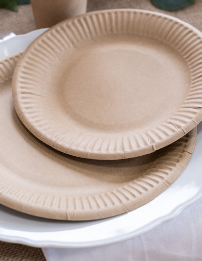10 malih Kraft kartonske ploče 18 cm