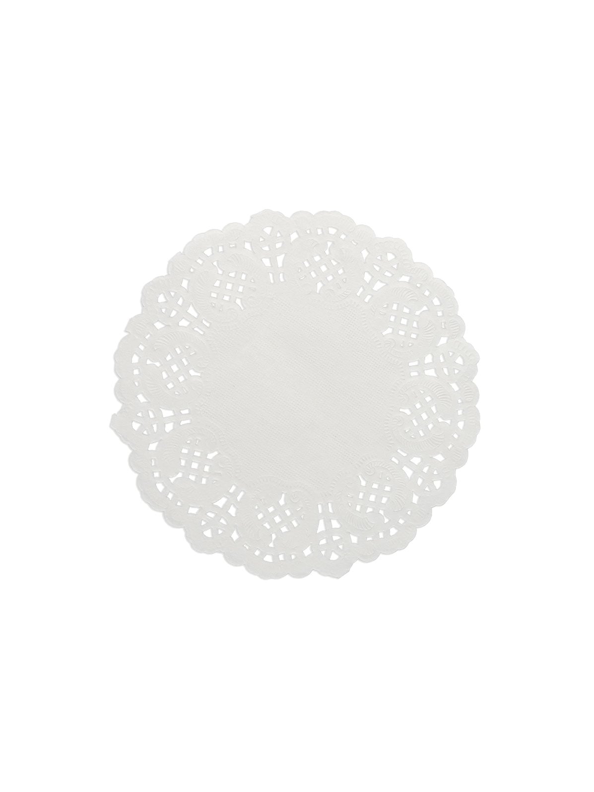 Petits napperons en papier dentelle blanc