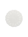 Petits napperons en papier dentelle blanc