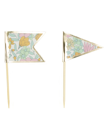 10 ukrasa za torte s printom Liberty cm drveni