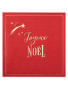 10 serviettes Étoile Filante rouges 33 x 33 cm