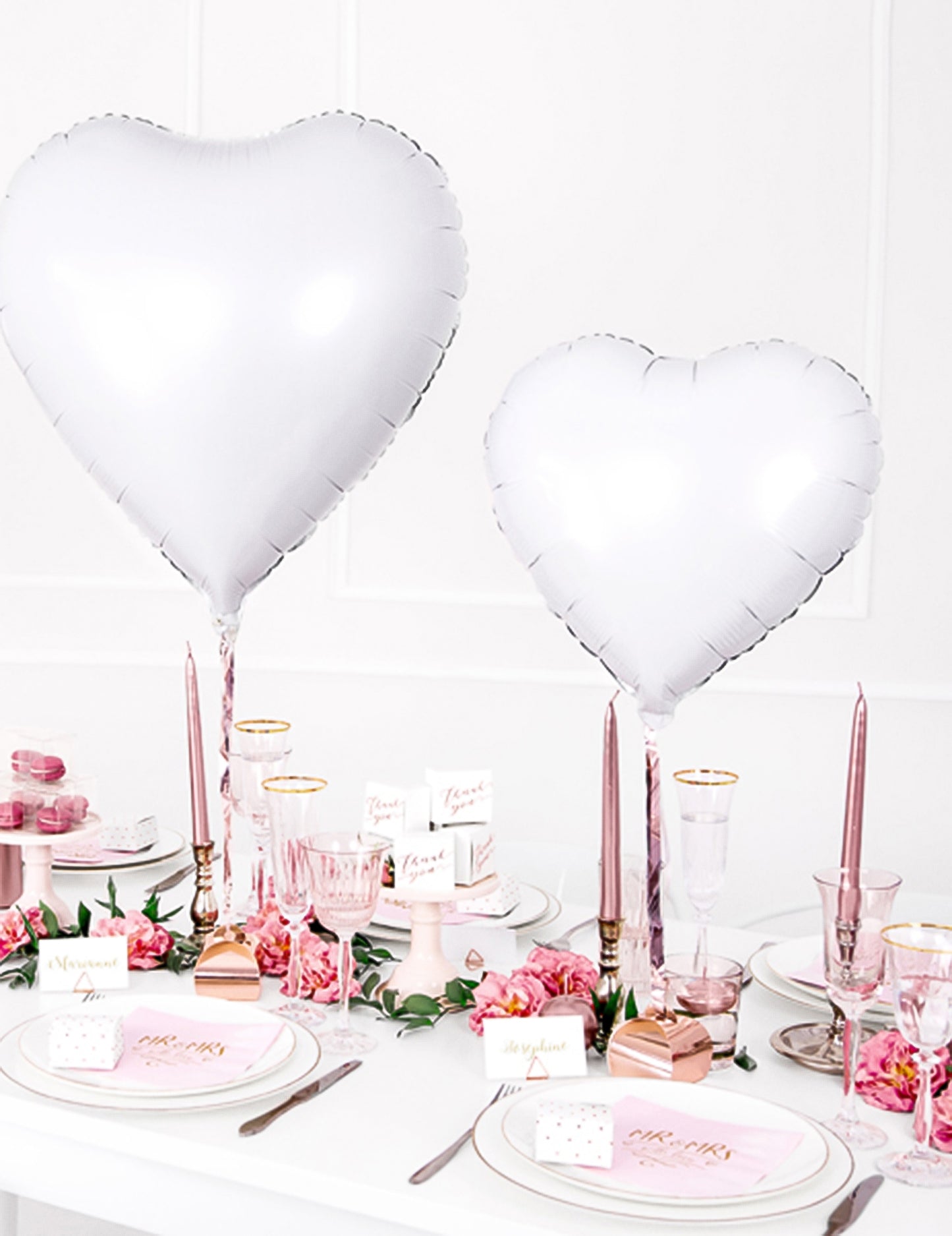 10 držača za markere trokutaste boje ružičastog zlata 2.3 cm metal