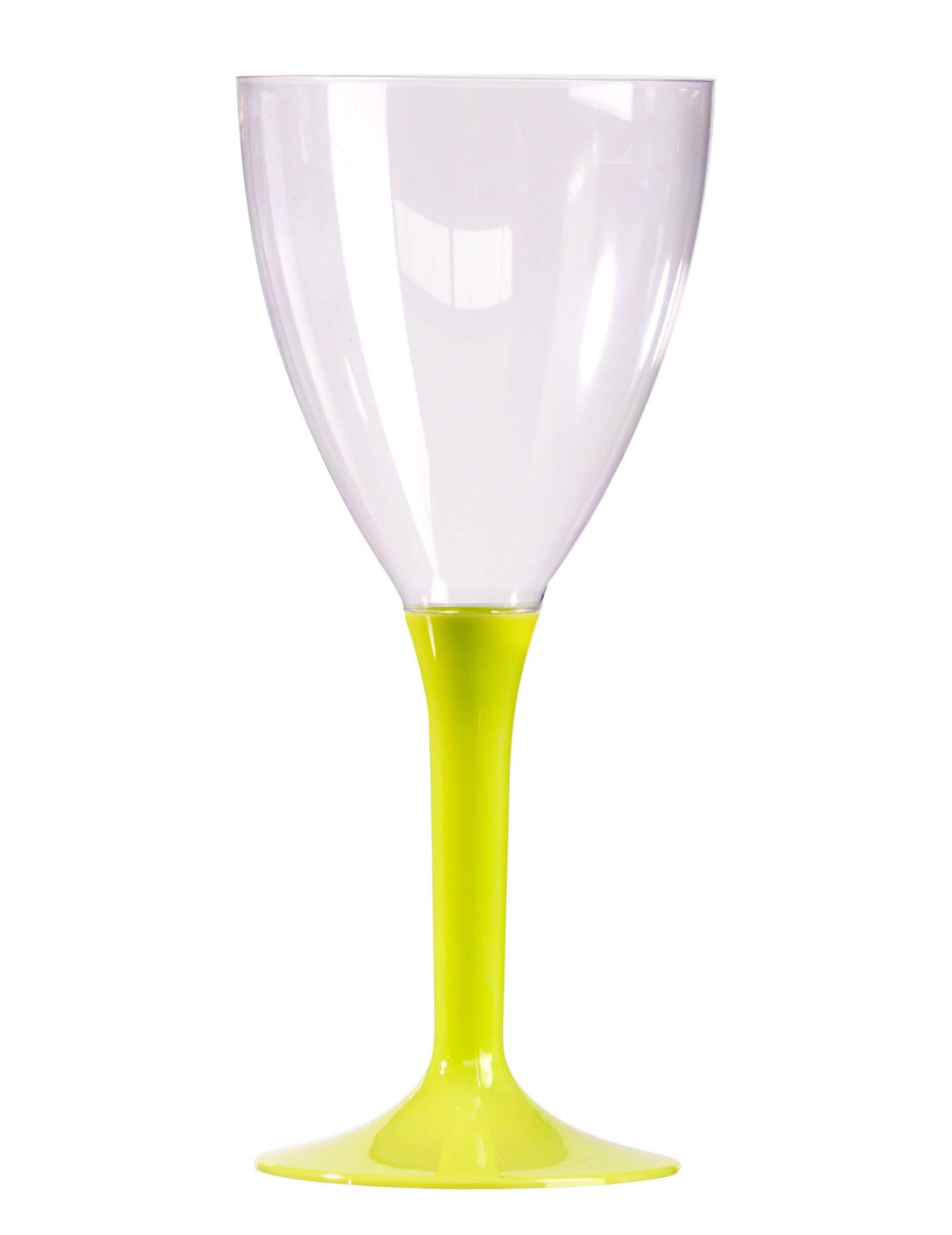 Čaša za vino za fluo zabavu sa zelenom anisovom nogom