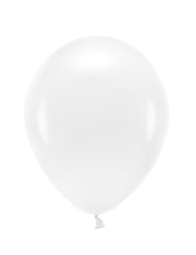 Ballons en latex pastel pour fête blanc