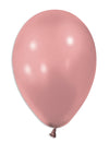 Ballons en latex rose gold pour fête rose gold métallisé