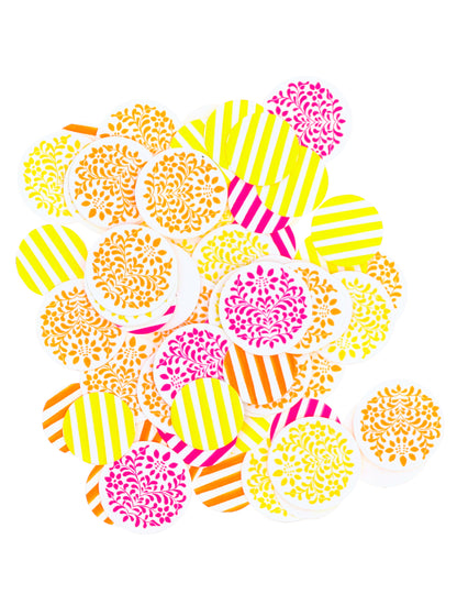 100 papirnatih konfeta Pink Limonade 2.5 cm