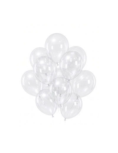 100 mini prozirnih lateks balona 13 cm za ukrase za zabave