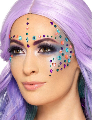 100 rhinestones za raznobojna lica djevojački