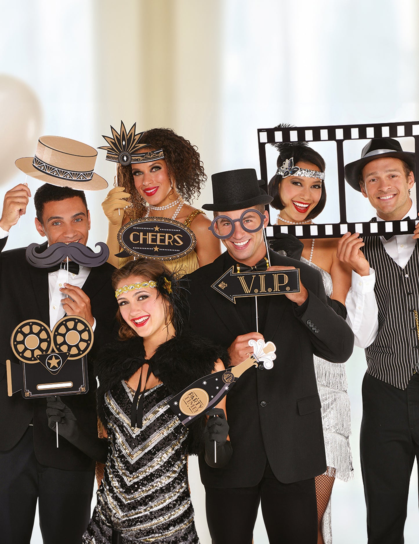 12 holivudskih burnih dvadesetih i rekvizita za filmske fotokabine