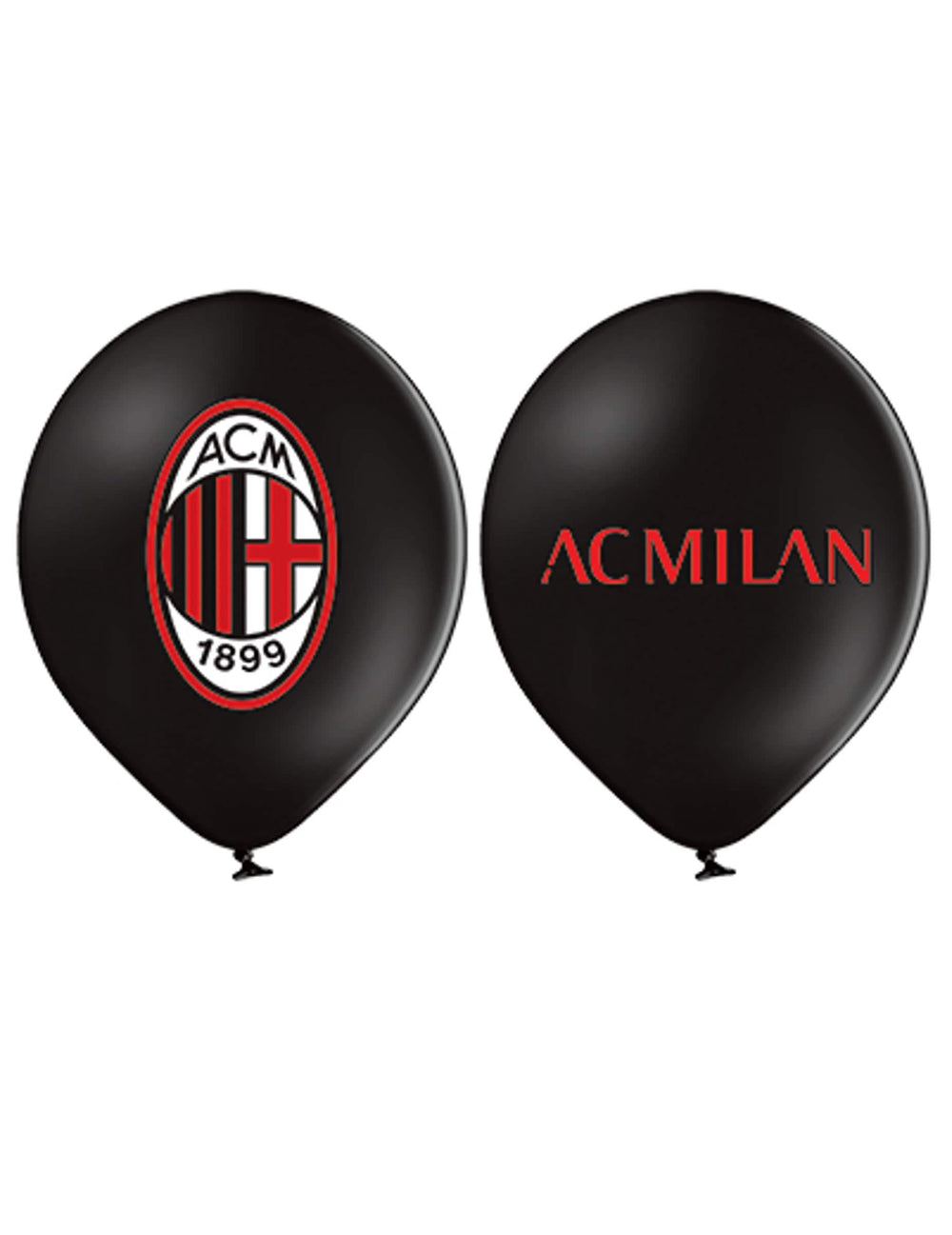 baloni od lateksa ac milan za zabavu crni
