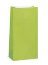 Sacs à cadeaux en papier pour anniversaire vert citron