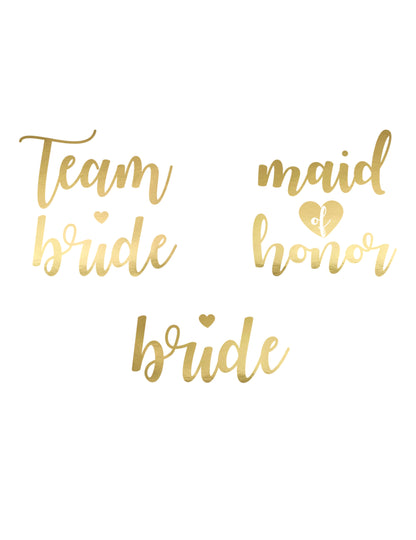 13 Ephemeralnih tetovaža Team Bridle Golden