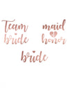 13 Ephemeralnih tetovaža Teat Team Rose Gold Bride