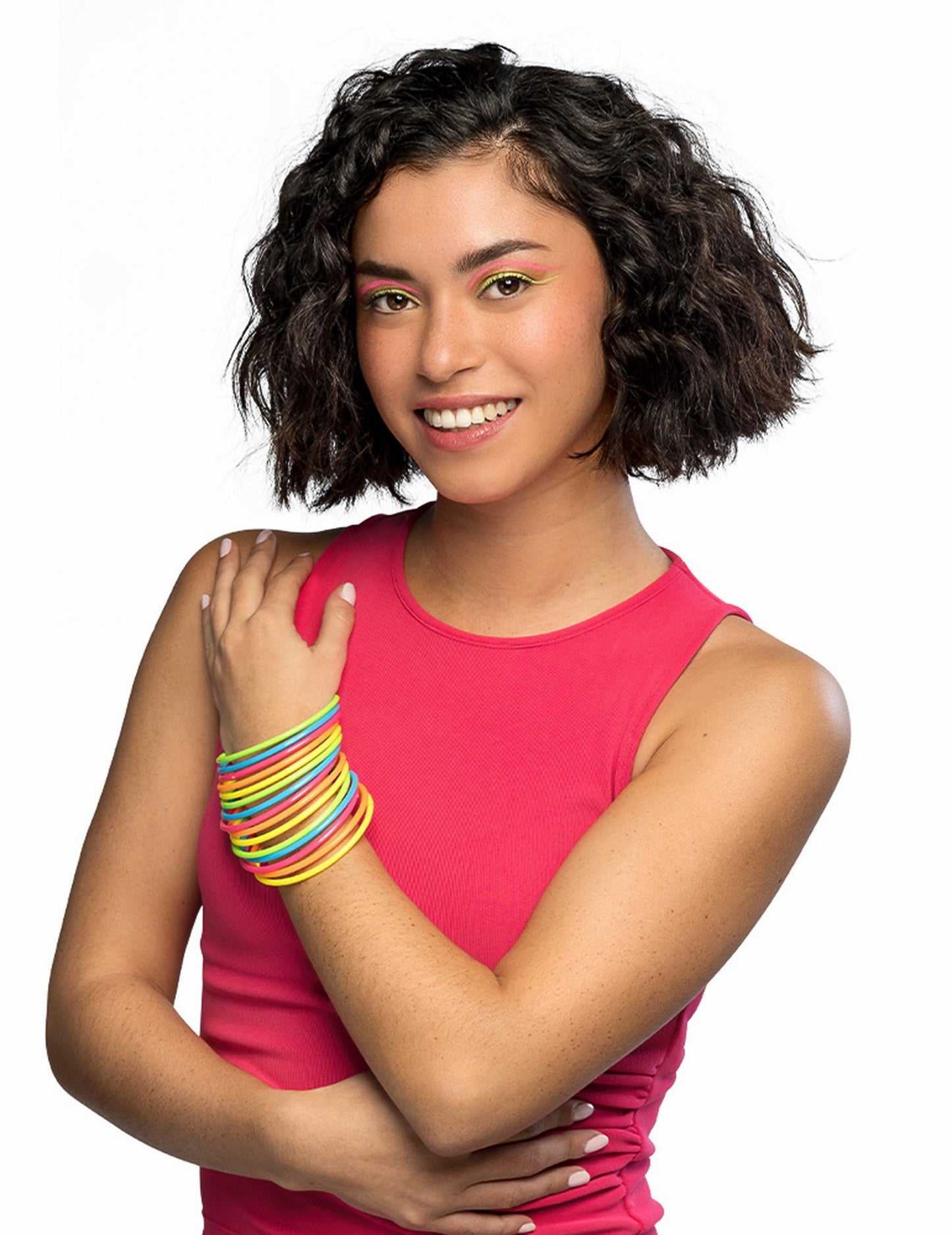 15 raznobojnih fluorescentnih narukvica