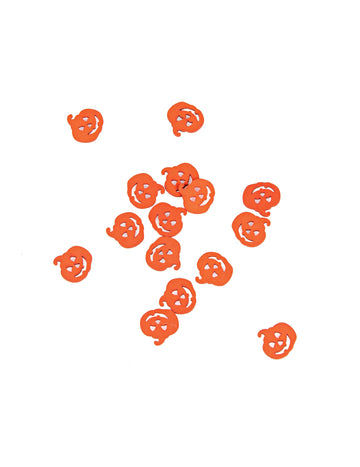 15 narančastih konfeta za stol u obliku bundeve Halloween 10 g 