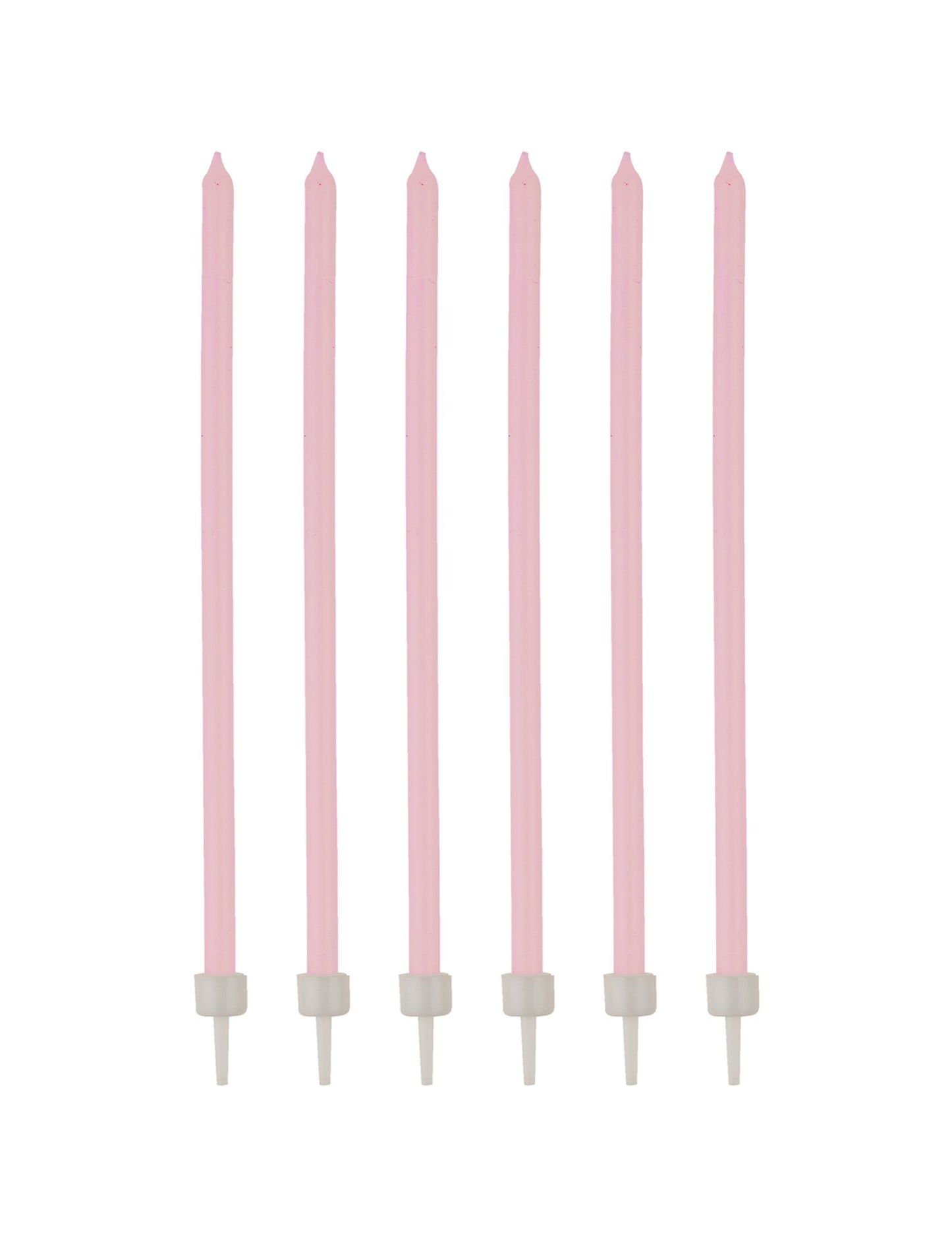16 finih ružičastih svijeća s Bobbles 12 cm