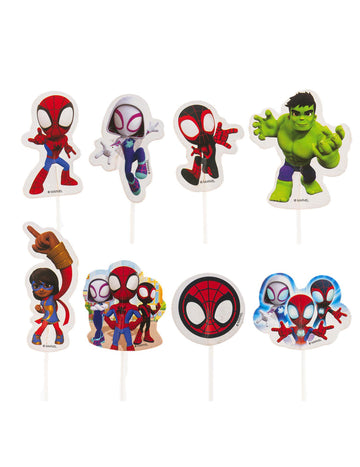 16 Spidey i Prijatelji papirnati torti Topa