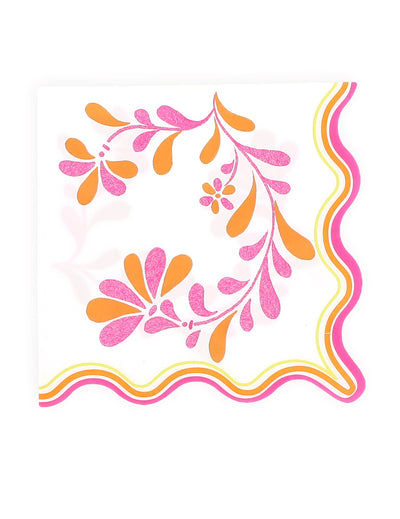 16 papirnatih salveta Pink Limonade 33 x 33 cm