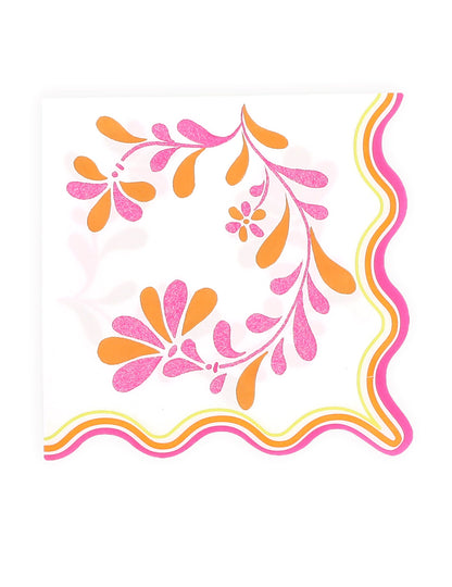 16 papirnatih salveta Pink Limonade 33 x 33 cm