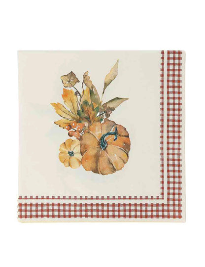 16 papirnatih salveta bundeve Cottage Living 33 x 33 cm