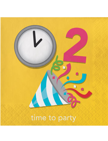 16 papirnatih salveta za zabavu Emojions™, 33 x 33 cm rođendan