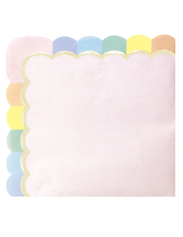 16 pastelnih ružičastih ružičastih papirnatih ručnika 33 x 33 cm