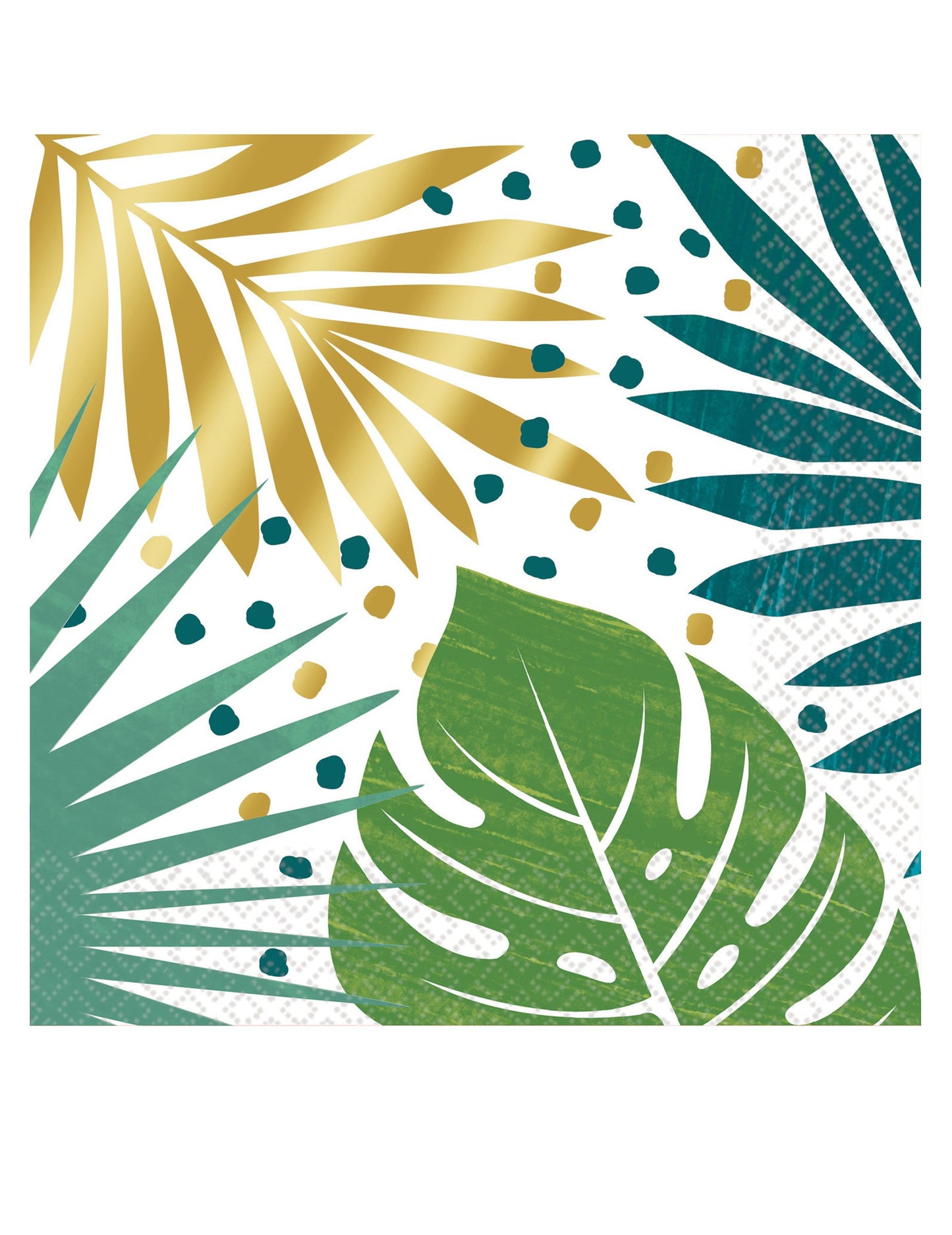 16 tropski elegantni papirnati ručnici 33 x 33 cm