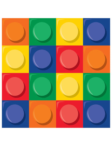 16 papirnatih salveta s motivom građevinskih strojeva 33 x 33 cm rođendan 