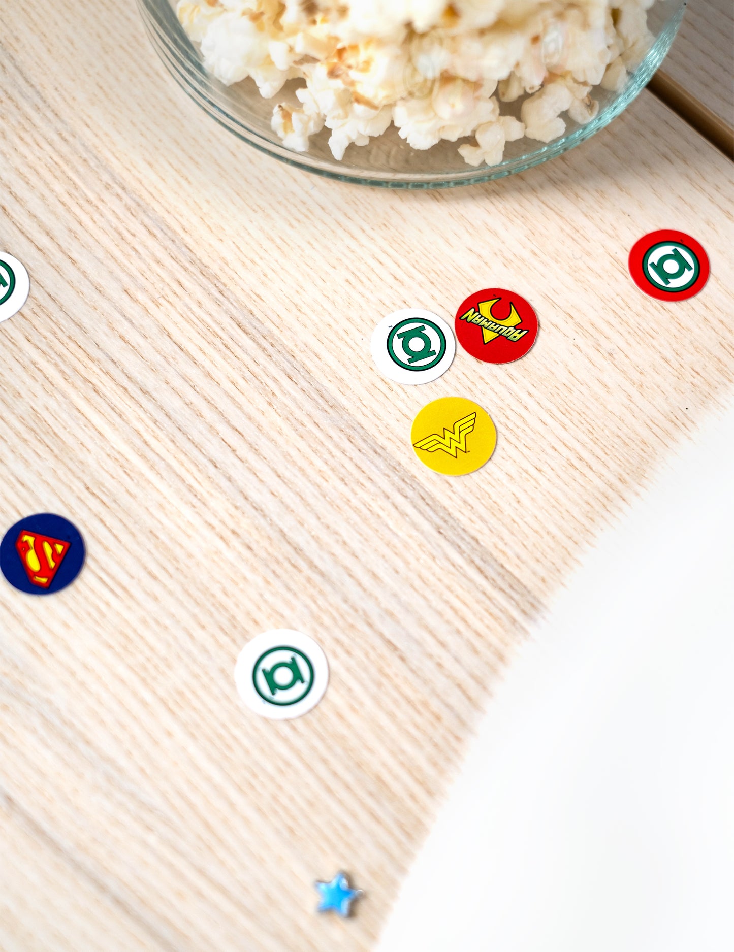 160 Confetti Justice League 2cm