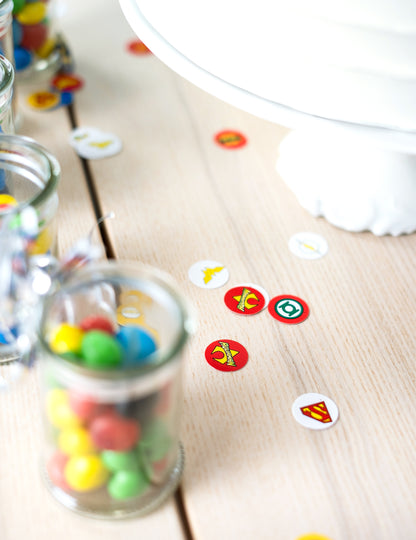 160 Confetti Justice League 2cm