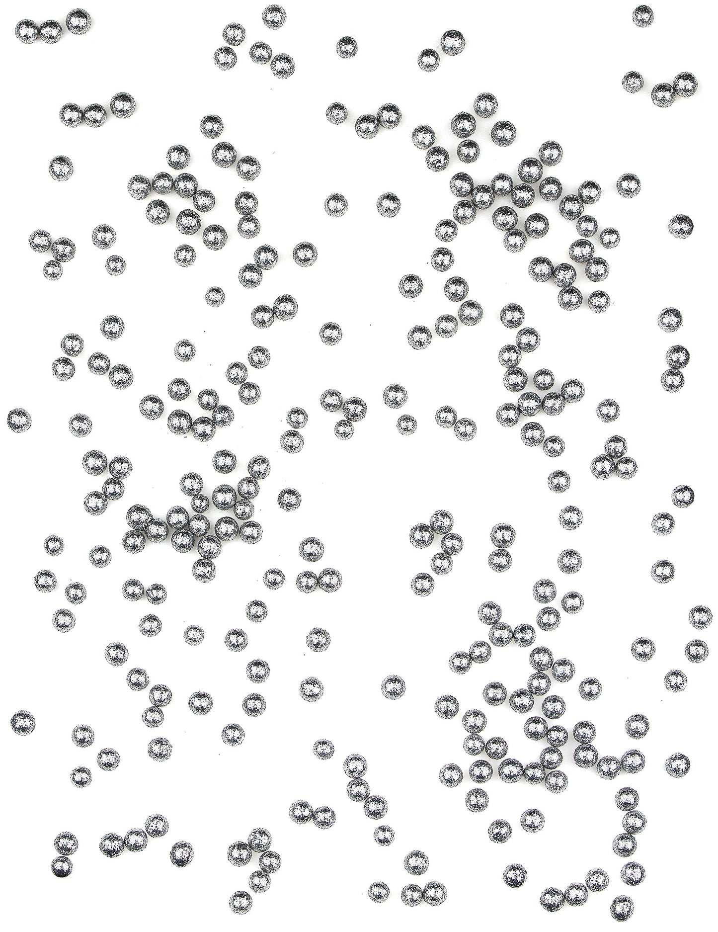 Mini srebrni sjaj kuglice 8 mm 10 gr