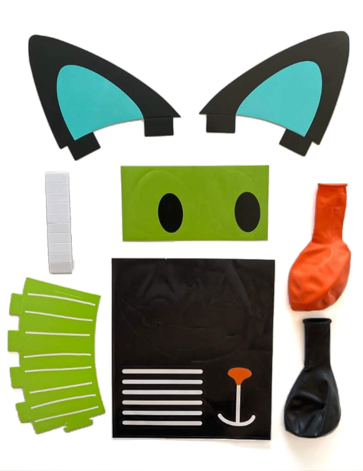 Detalji dodataka i naljepnica balona od lateksa DIY halloween Friends