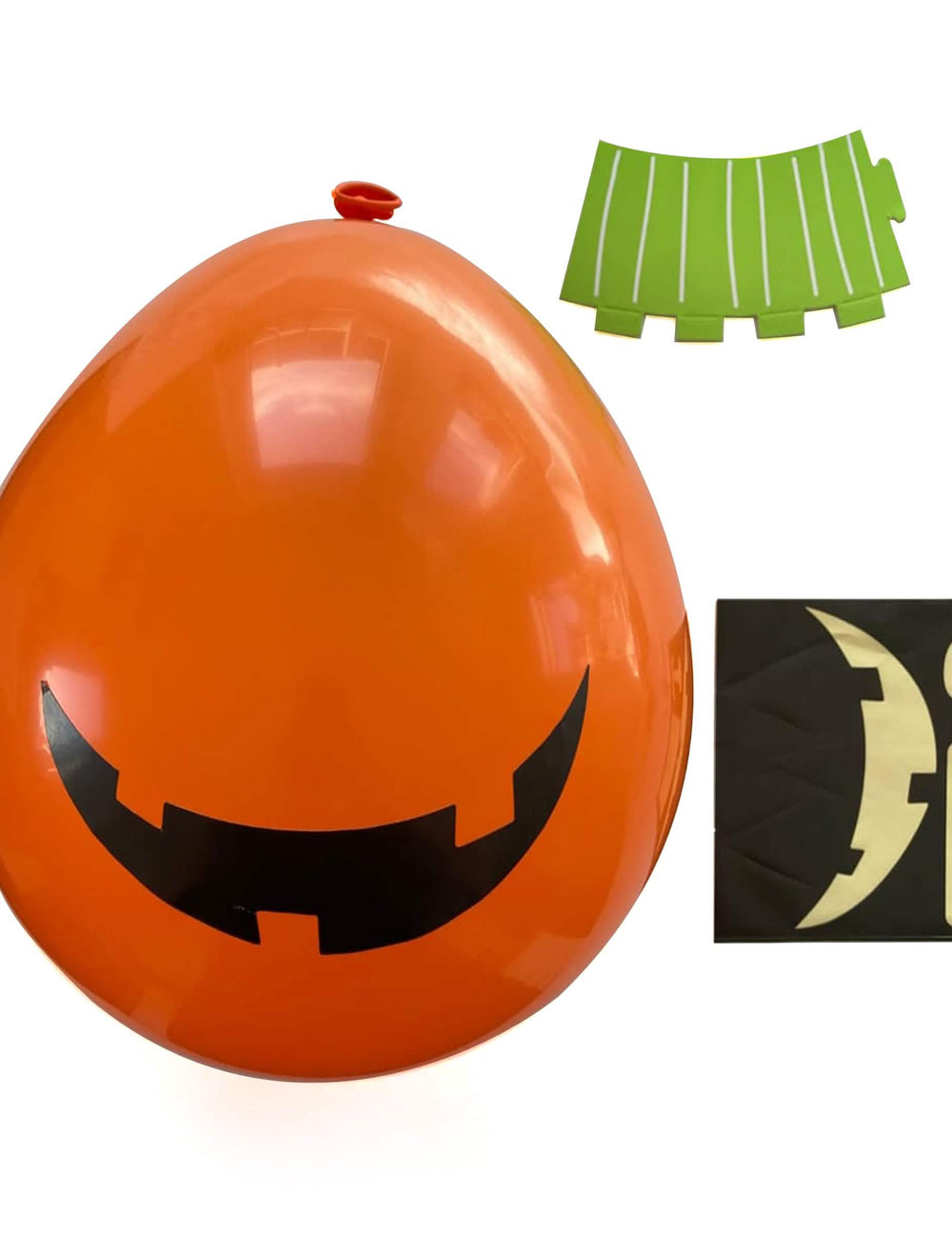 Detalj balona bundeva i dodataka za Baloni od lateksa DIY halloween Friends