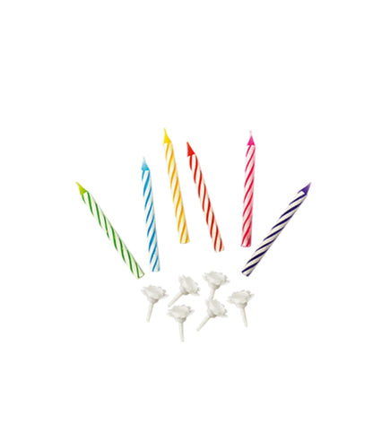 20 raznobojnih svijeća